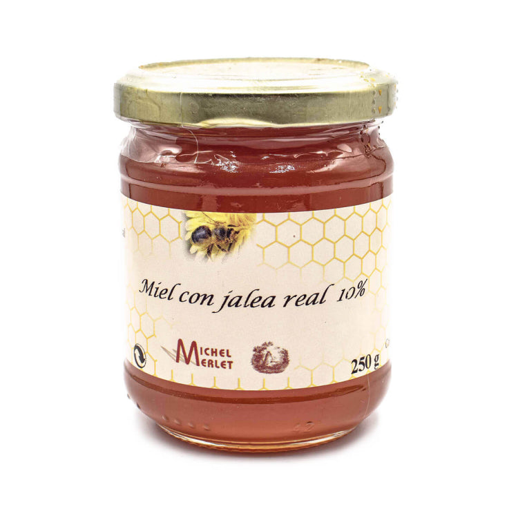 Hiszpański miód akacjowy z mleczkiem pszczelim 250g