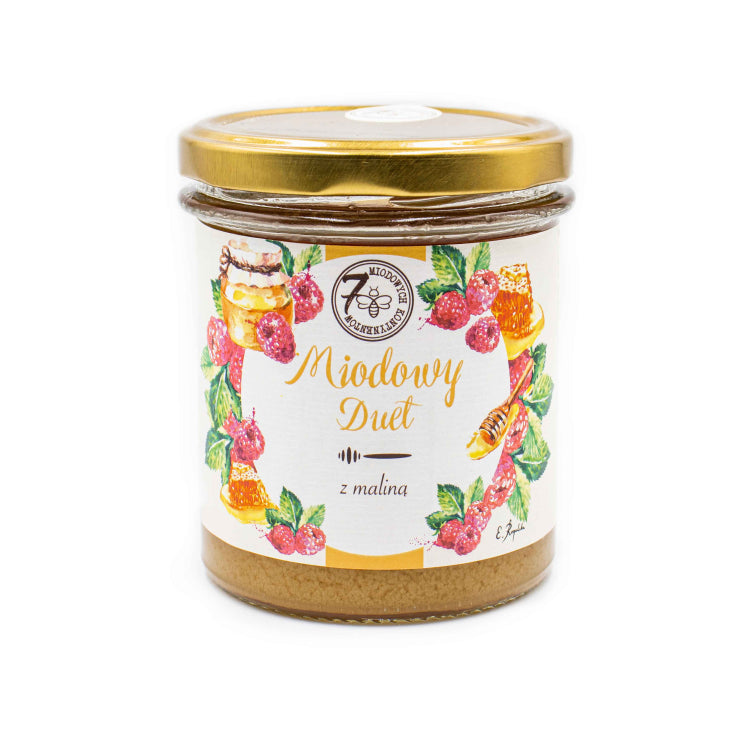 Miód z maliną 400g