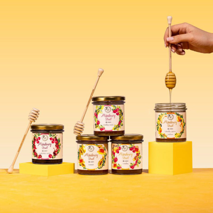 Miód z maliną 400g