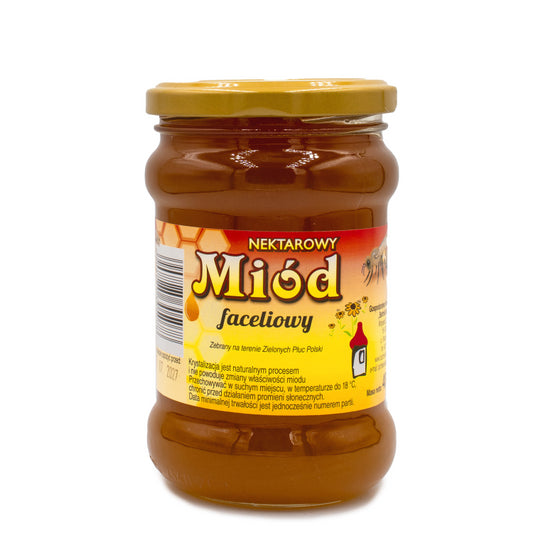 Polski miód faceliowy 400g