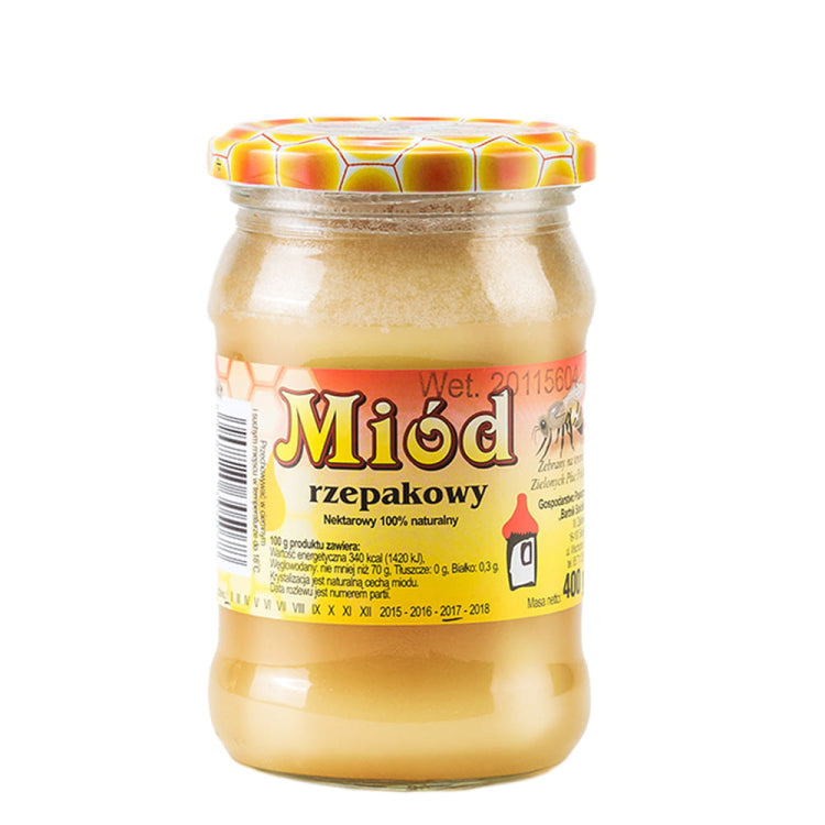 Polski miód rzepakowy 400g
