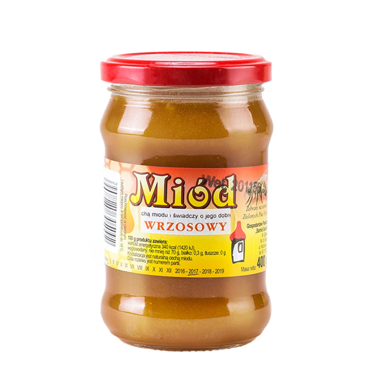 Polski miód wrzosowy 400g